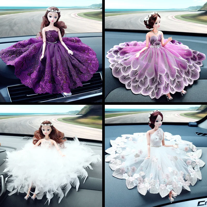 

Car accessories car creative lovely decoration fashion wedding dress cartoon dolls handmade ornaments gifts