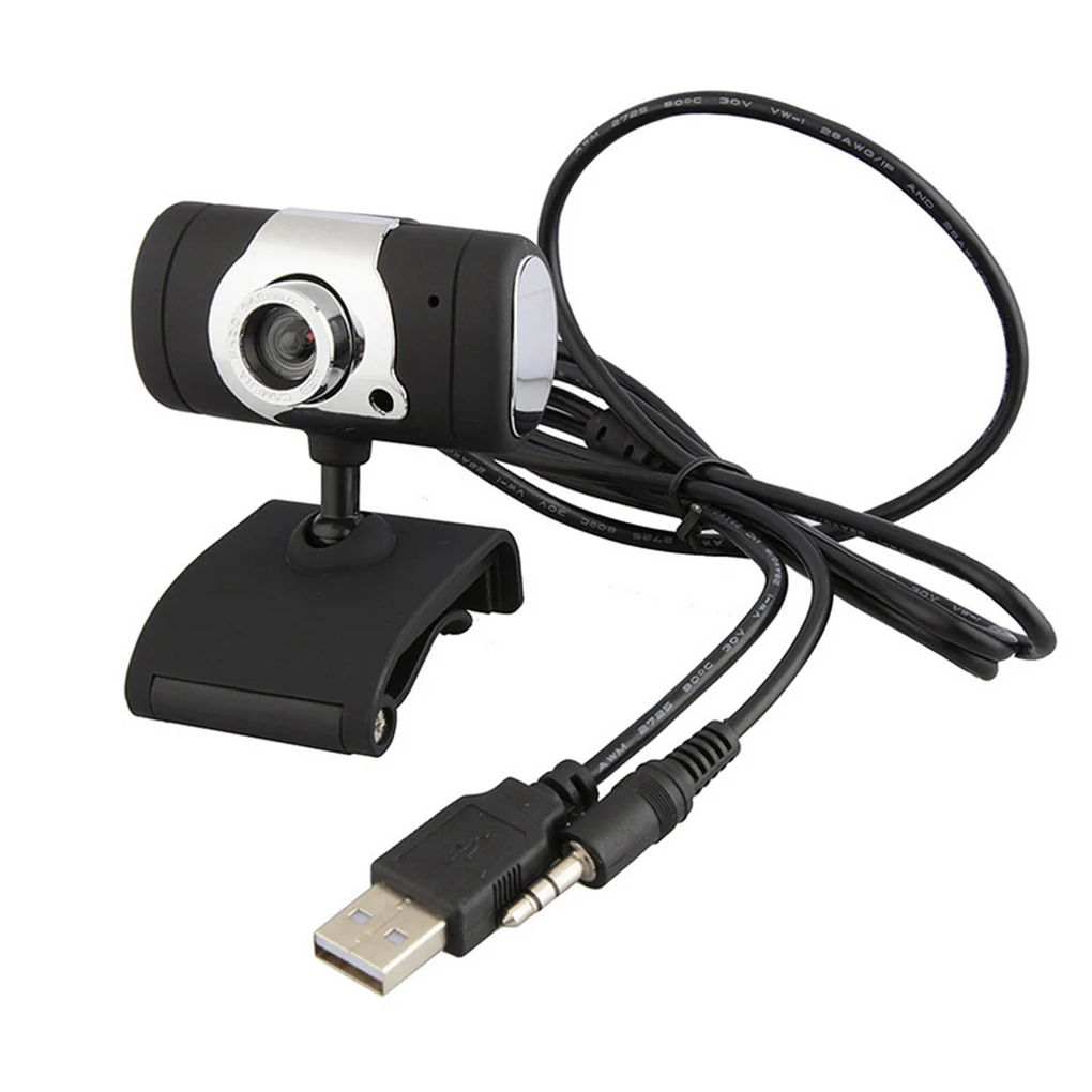 USB HD веб камера с микрофоном без драйвера видеовызова 360 градусов вращающаяся