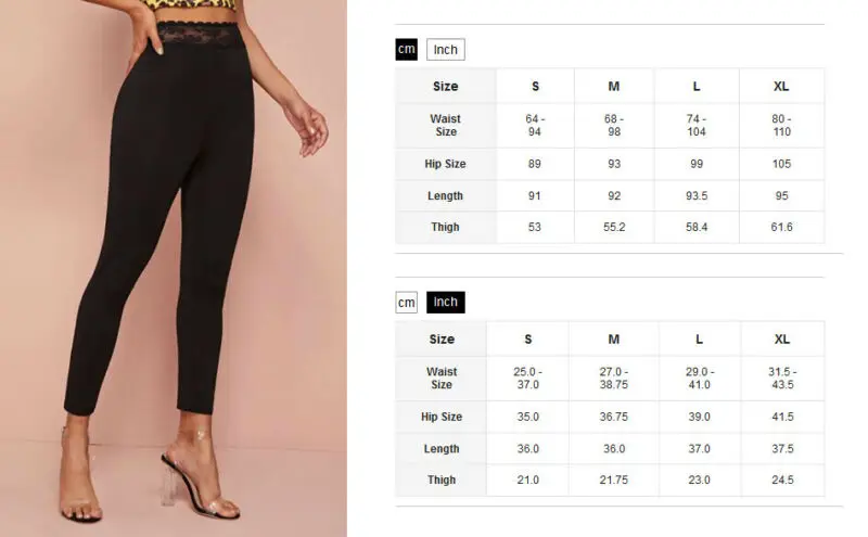 

Sexy Women Black Leggings Hollow Out Lace Leggings Women High Waist Bandage Pants Insert Sheer Leggings Female Clothes 2020 New
