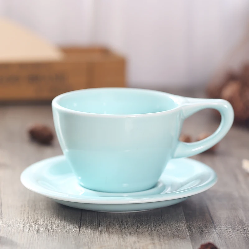 Modern Simple Tea Cup Set Porcelain European Style Coffee Eco Friendly Reusable Cute Tazas De Cafe Drinkware EB50BD | Дом и сад
