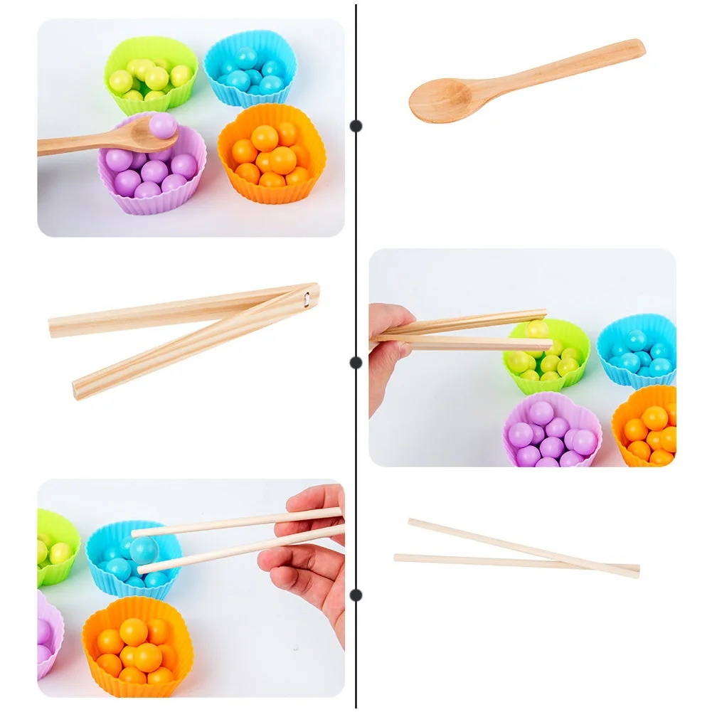 

Baby Kids Beads Clip Color Matching Puzzle Game Montessori Early Educational Toy Intelligence Develop Toys gift for children