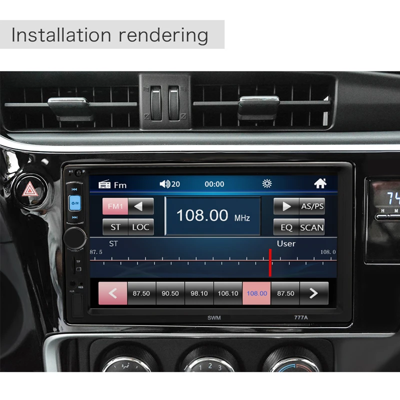 7 дюймов 2 Din автомобильное радио авто для Android центральный мультимидиа емкостный