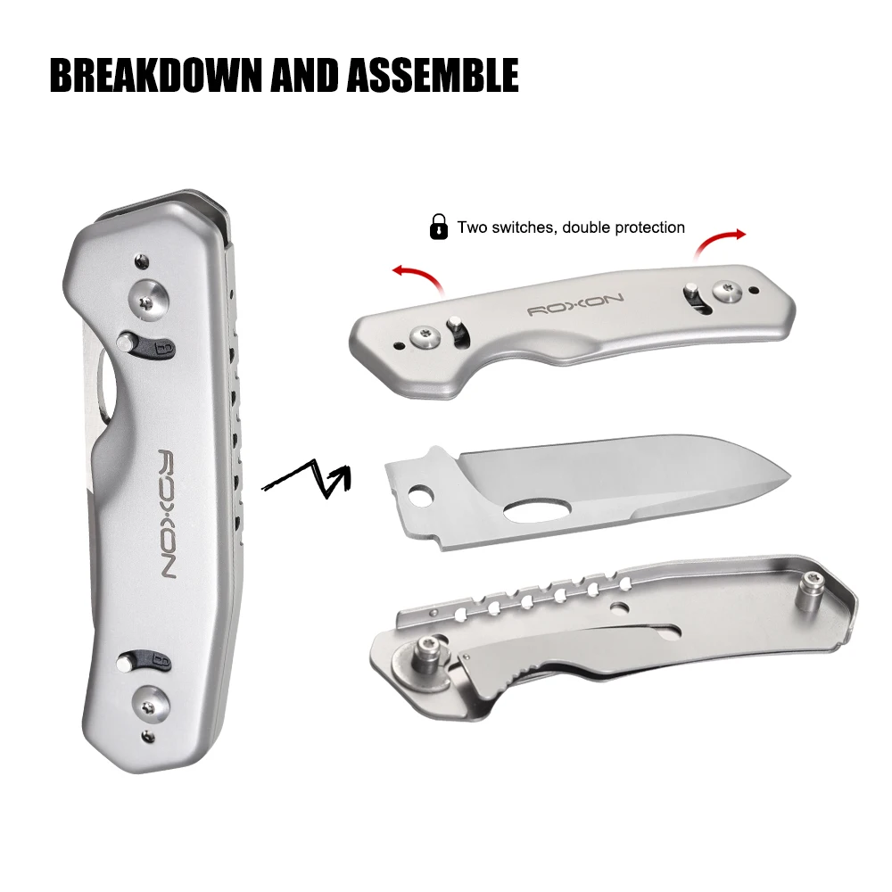 ROXON S502 Phantasy Folding Knife Survival Pocket Tool with Replaceable Blade | Инструменты