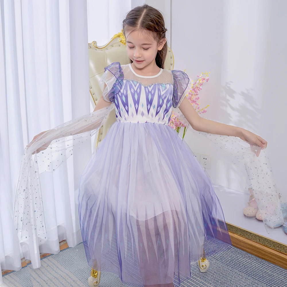 Princess Costume for Girls Cosplay Dress Children Girl Halloween And Christmas Party Dresses 3-10 Years | Детская одежда и обувь