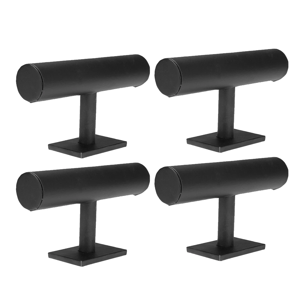 

4x Velvet Jewelry Chain Watch Bracelet Hair Band Display Stand Rack Holder