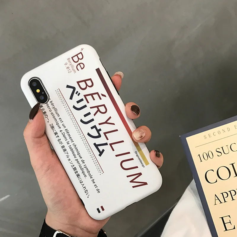 Художественный Ретро японский письмо иллюстрация чехол для телефона iPhone 7 Puls X Xs 6