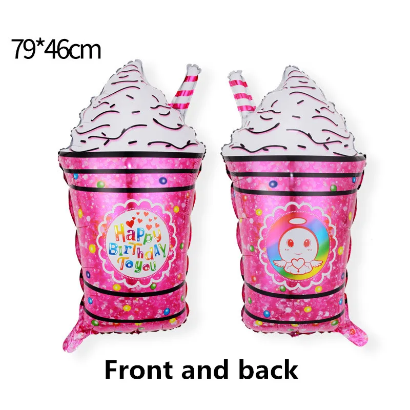 

18Inch Foil Balloon Fruit Ice Cream Helium Balloon Children's day Birthday Party Decoration Kids Toy Sweet Digital Balloon