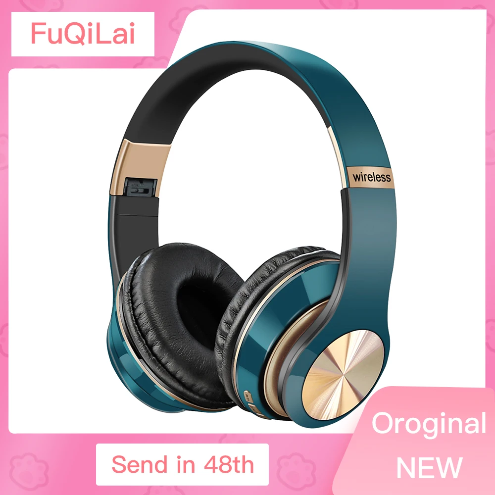 HIFI Wireless Headphones 3D Stereo Bluetooth Headset Foldable Gaming Earphones With Mic TF Card Noise Reduction Earbuds | Электроника