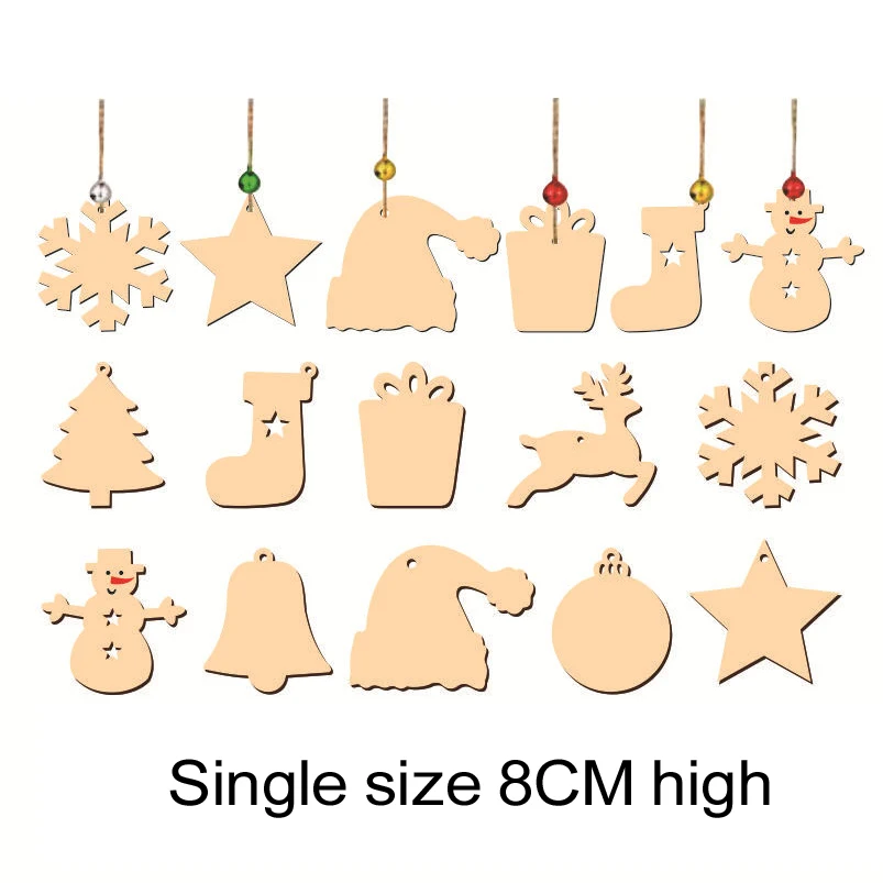 

10 шт., Деревянные Подвески с кристаллами