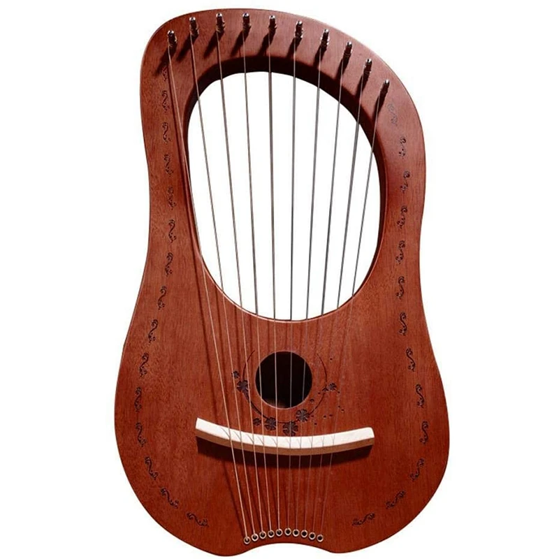 Lyre Harp 10 String портативный небольшой арфа с прочной струной музыкальный инструмент