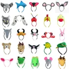 Плюшевый ободок с рисунком для детей и взрослых, ободок для волос, подарок на Рождество, День Рождения вечерние ринку, свадьбу, косплей-костюм