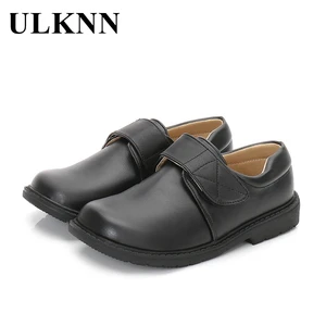 Обувь ULKNN для мальчиков и студентов, детская обувь на плоской подошве, белая кожаная обувь для школьников, размер 26-41, мягкая обувь, кожаная обувь для детей