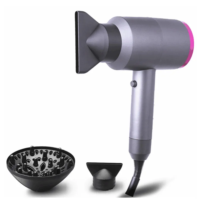 

Hair Dryer For Hair Negative Ionic Diffuser Blow Dryer Hot Cold Wind Hair Straightener Strong Power Dryer Salon Hairstyles Tools