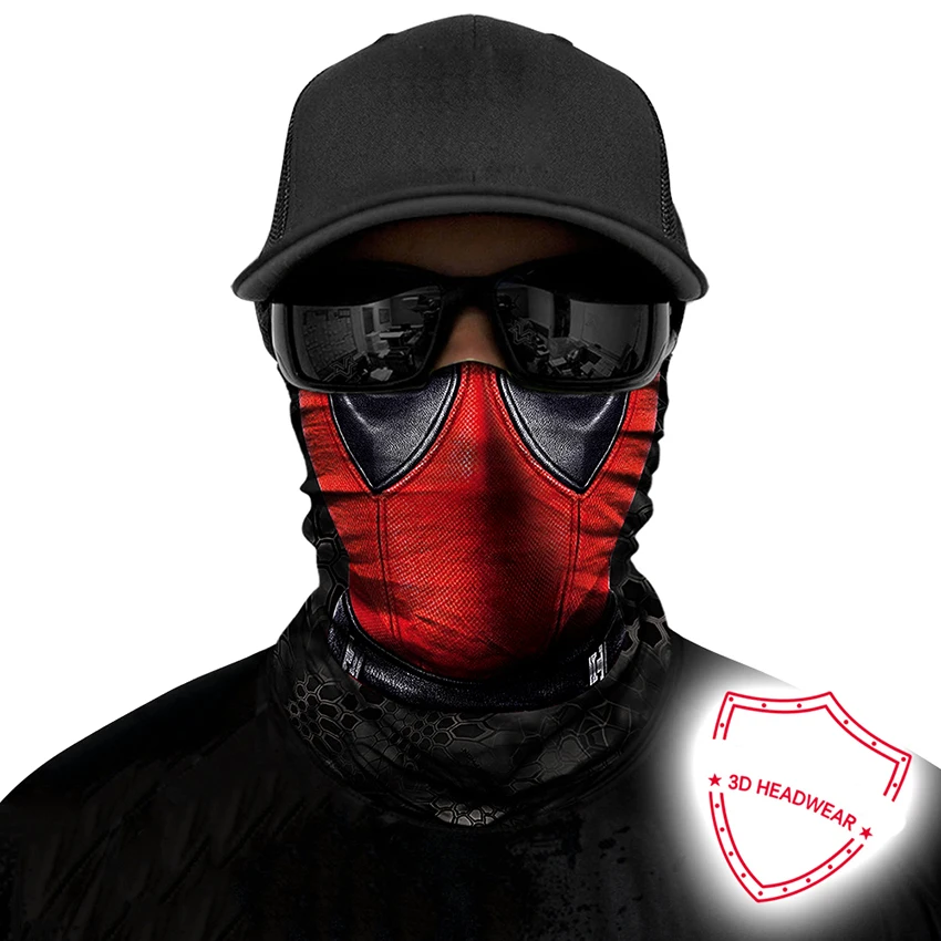 3D велосипедная маска для лица mascarilla Шея буффы трубка бандана ветрозащитный Venom