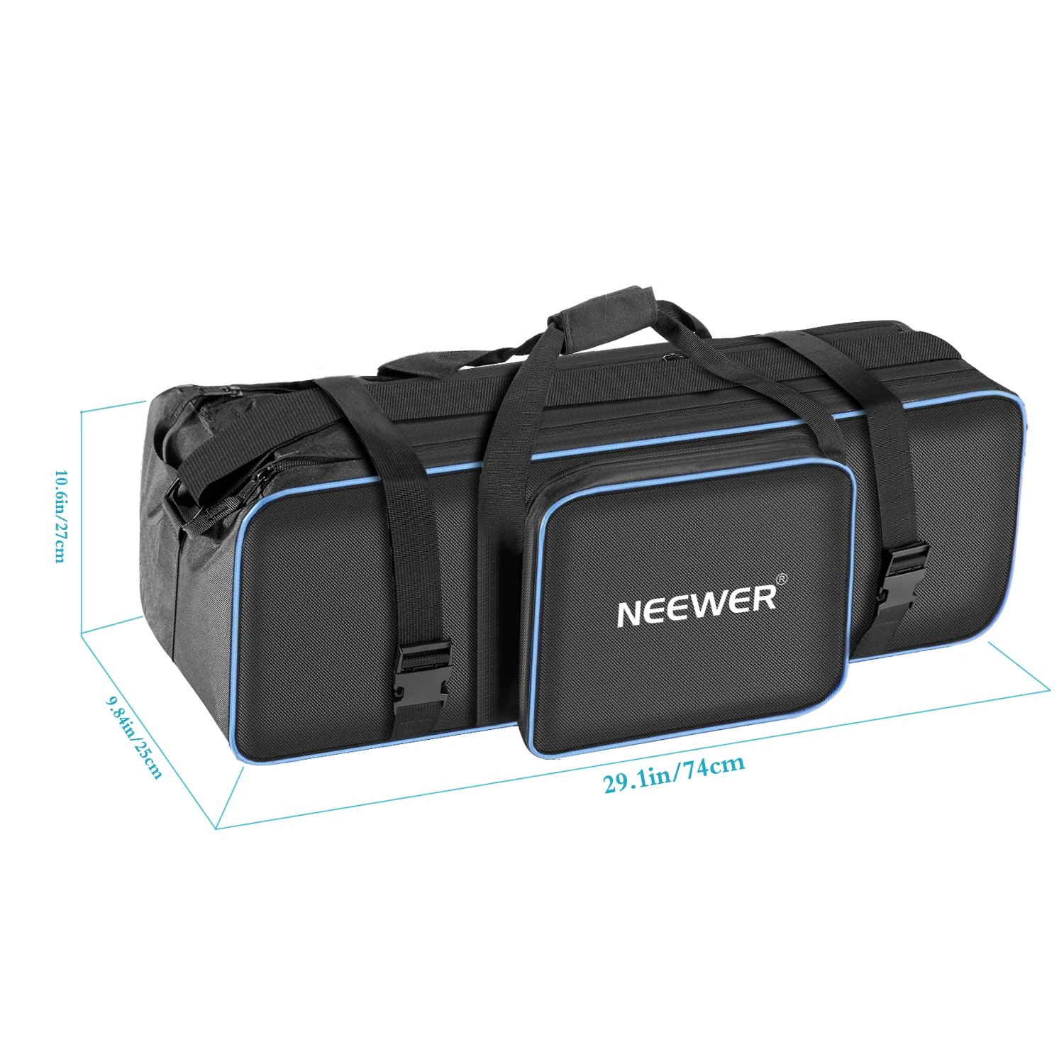 

Neewer Photo Studio Equipment 77x25x25 cm Large Carrying Case Strap for Tripod Light Stand Photo Lighting Bundle Kit