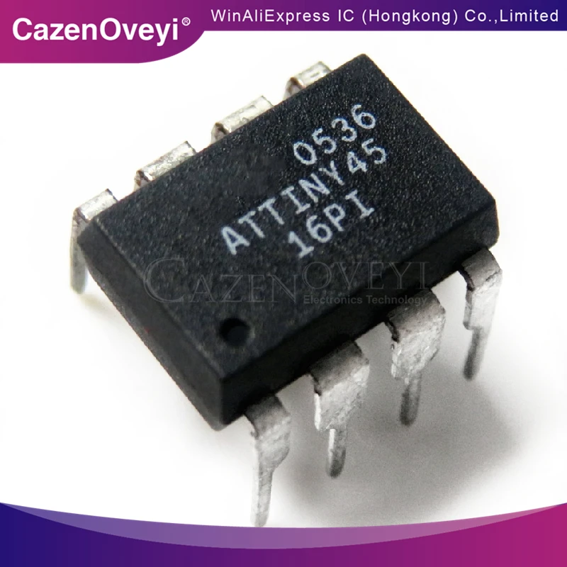 1 шт./лот ATTINY45-20PU ATTINY45-16PI ATTINY45 DIP-8 в наличии | Электронные компоненты и