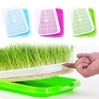 plastic nursery tray growing vegetables seedlings 1 set hydroponics seedling tray double layer sprout plate