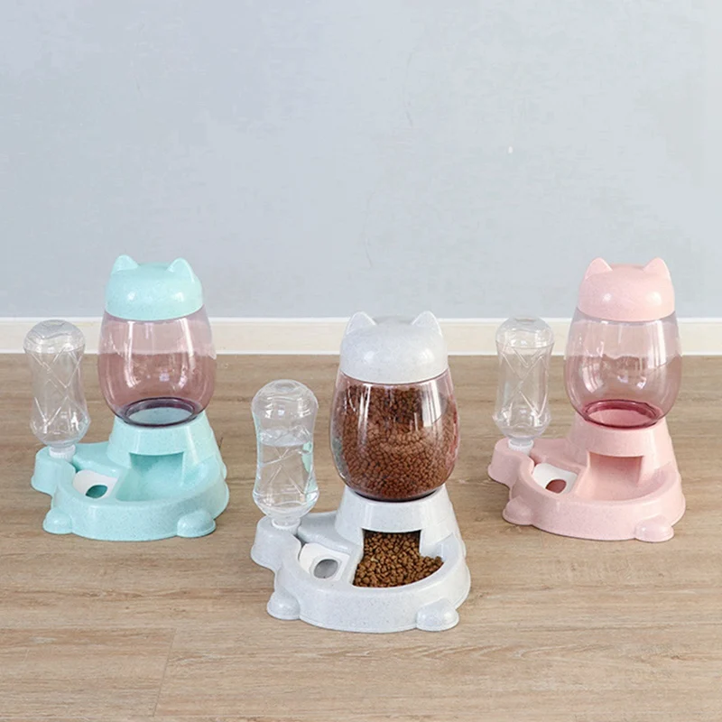 

Egg Dividers Cat Feeder Automatic Dispenser Cat Food Bowl Pet Drinker Cat home Feeder Automatic Water Dispenser 1pc