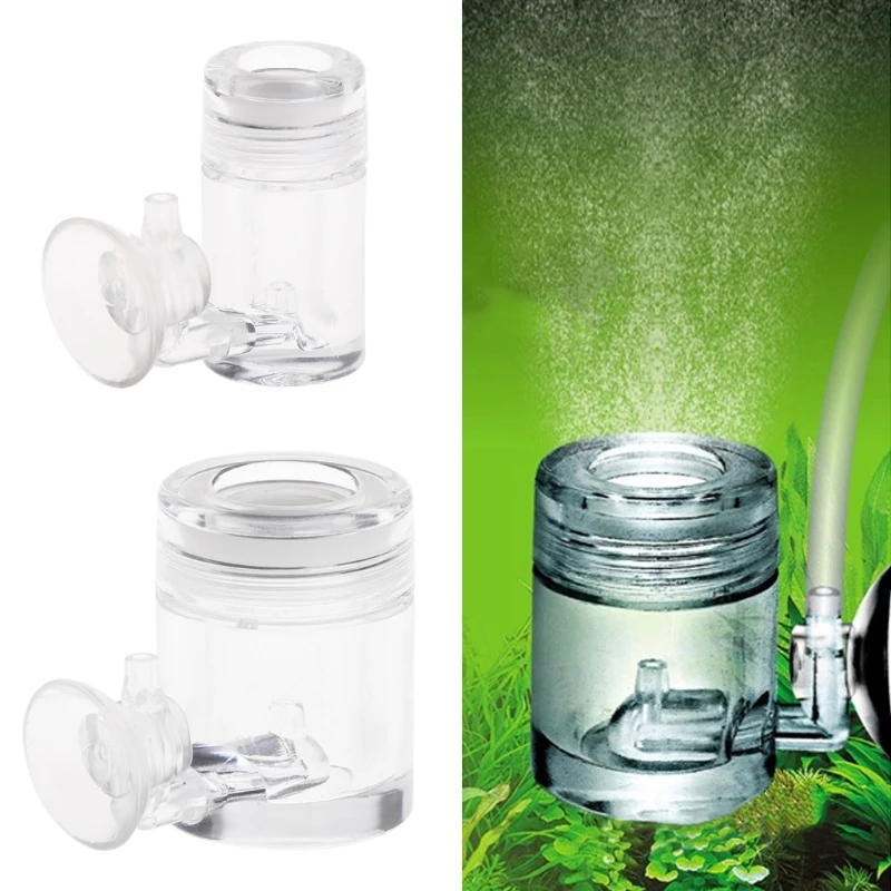 

CO2 Diffuser With Bubble Counter Acrylic Aquarium Fish Tank Aquatic Plant 2 Size H7ED