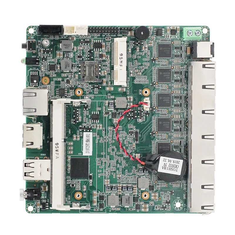 Промышленная материнская плата Baytrail I/D/M серия J1900 E3845 DDR3L 6 * LAN 1 RJ45|Промышленные