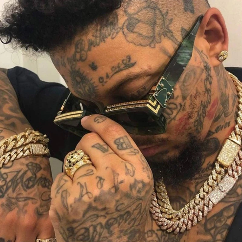 Солнцезащитные очки в винтажном стиле UV400 для мужчин и женщин роскошные