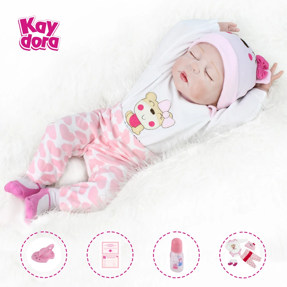 Полностью силиконовые куклы младенцы 22 дюйма 55 см|reborn baby doll|silicone reborn dollsbaby dolls lifelike