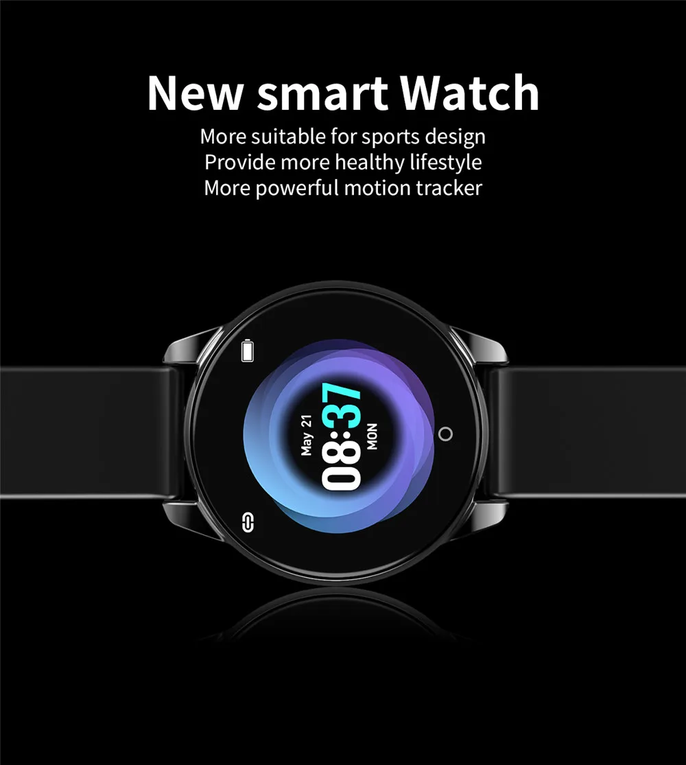 Bluetooth Смарт часы для мужчин кровяное давление умные женщин водонепроницаемые