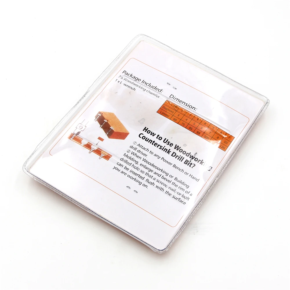 7 шт. трехточечные сверла и гаечные ключи для деревообработки|Сверла| |