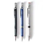 Механический карандаш 2,0 мм, набор металлических автоматических графитовых карандашей, свинцовые школьные принадлежности, канцелярские принадлежности