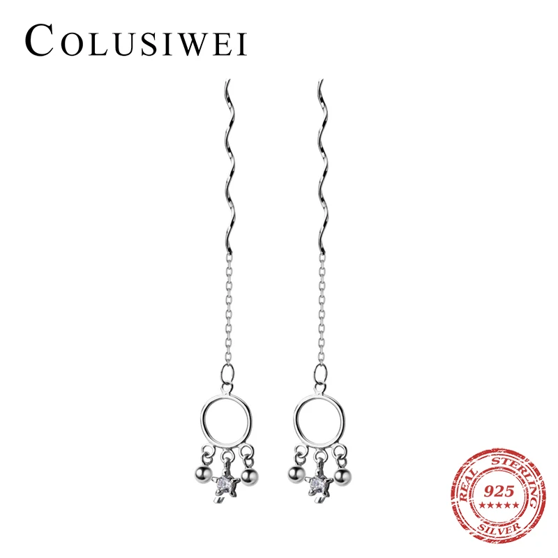 Colusiwei высокое качество 925 стерлингового серебра круглые бусины Мода