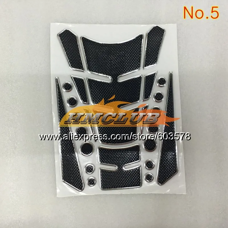 No. 5 3D углеродного волокна Танк Pad для YAMAHA YZFR1 00 01 02 03 YZF R1 YZF1000 YZF-R1 2000 2001 2002 2003 CL269 3D газа Кепки стикеры наклейки - Цвет: No. 5