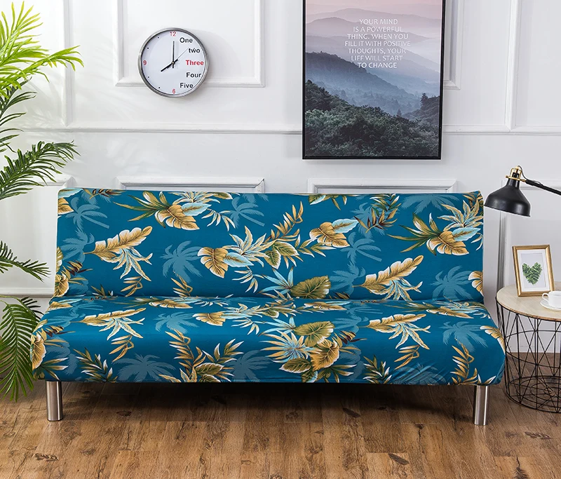 Универсальный Эластичный чехол для дивана без подлокотника складной