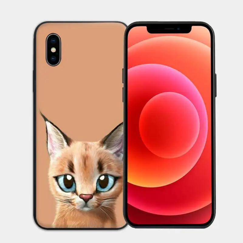 

Cute cat Phone Case for iphone 6s 7 8 plus xr xs 11 12pro max mini Cover Fundas Coque