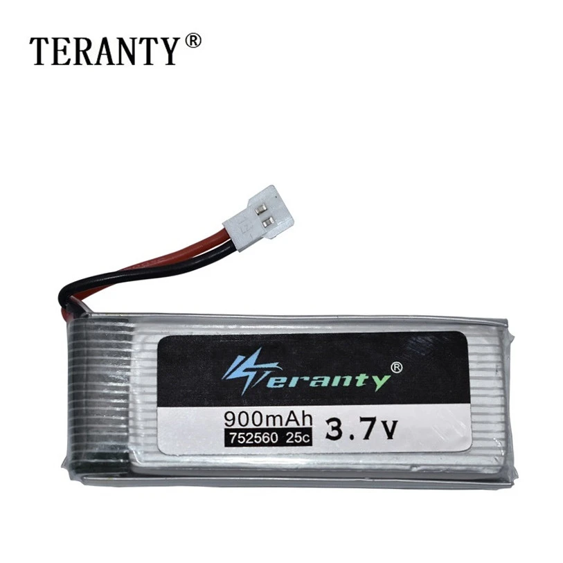 3.7V 900mah lipo Battery For X5 X5C X5SC 8807 8807W A6 A6W M68 Rc Quadcopter Spare Parts Accessories Drone battery 752560 10Pcs | Игрушки и