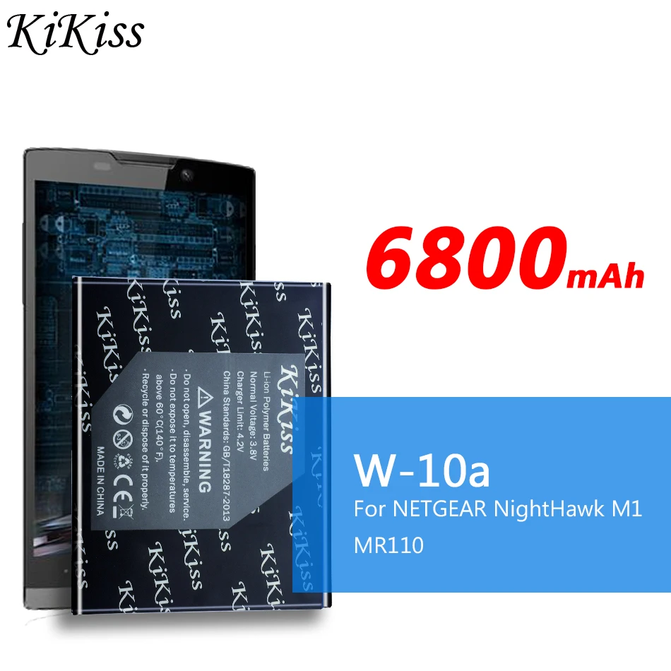 W 10A мобильный телефон заменяемая батарея 6800mAh для NETGEAR NightHawk M1 MR110|Аккумуляторы
