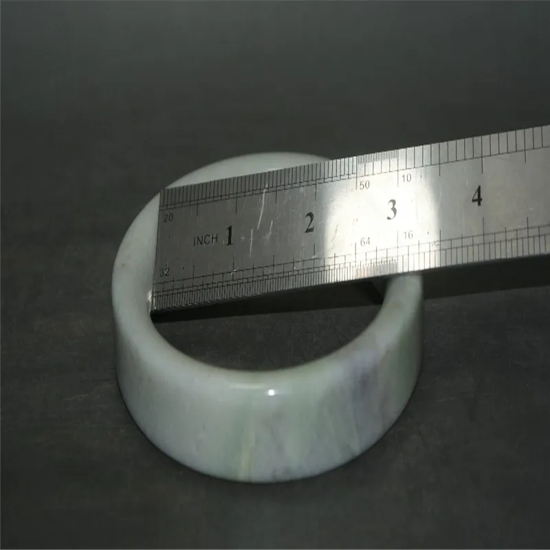 Коллекционные изделия Китай натуральные нефриты браслет мужской 71 мм внутренний