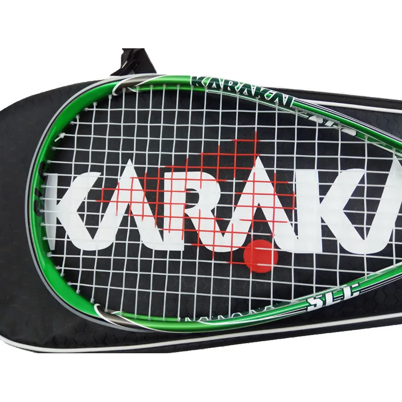 130 г официальный Karakal Углеродные ракетки для сквоша зеленые желтые ракетки для сквоша с ручкой Спортивная ракетка для сквоша из графита SLC