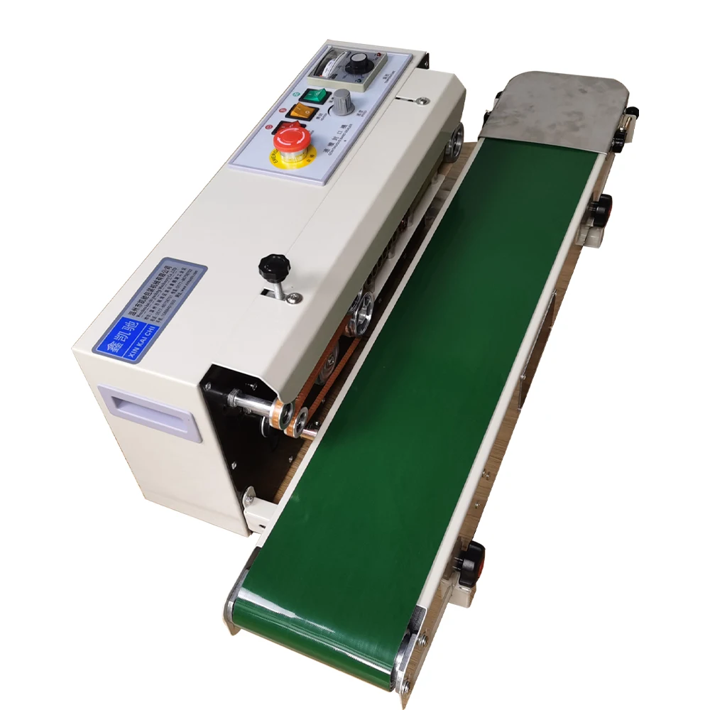 

automatic continuous film/aluminum foil bag/ moon cake sealing machine/ food and tea packaging machine/sealing machine FR-770