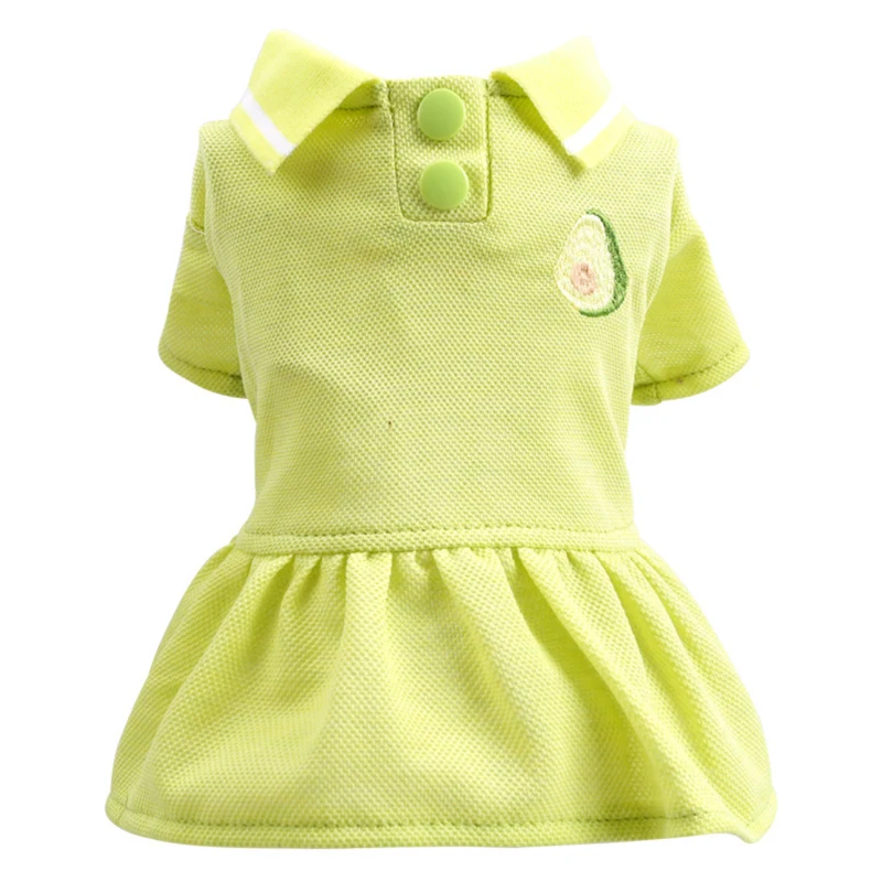 Костюм для домашних животных Повседневная рубашка-поло одежда на весну и лето