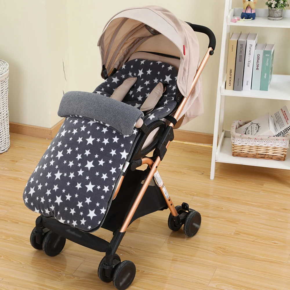

Universal Baby Stroller Accessories Winter Socks Sleeping Bag Windproof Warm Sleepsack Baby Pushchair Footmuff For Baby