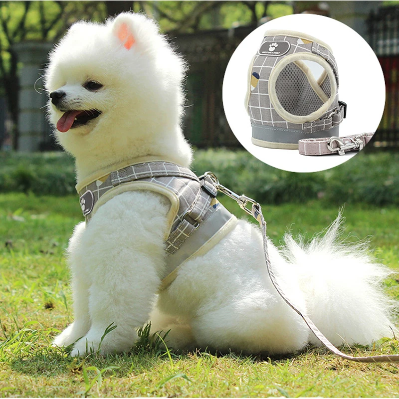 Регулируемый сетчатый жилет для собак Воздухопроницаемый Светоотражающий