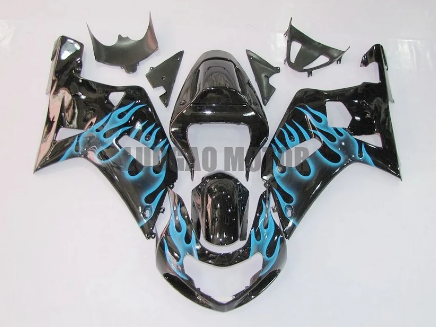 

Injetion Custom fairings kit for Flame Blue SUZUKI bodywork GSXR600 GSXR750 2001 2002 2003 GSXR 600 750 01 02 03 fairing