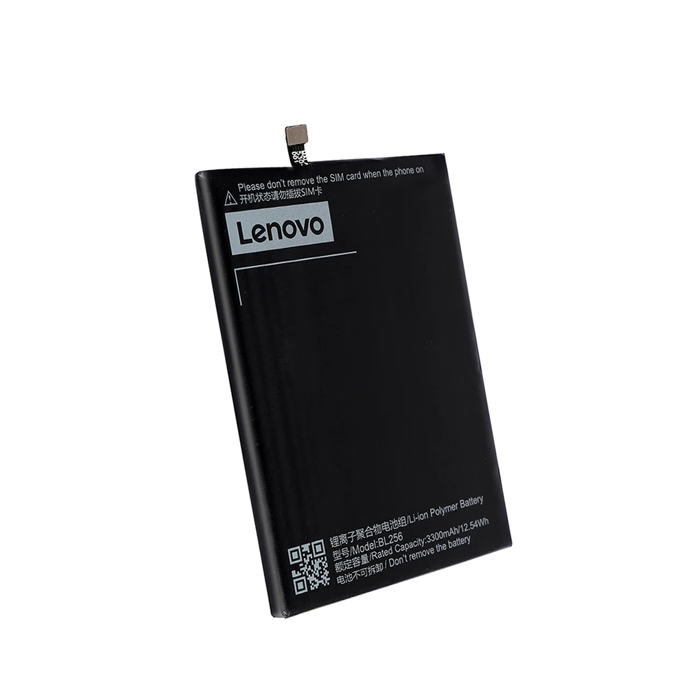100% Оригинальный аккумулятор BL256 для Lenovo Vibe K4 Note K4note X3 Lite K51c78 A7010 3300 мАч