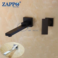 zappo matte black bathroom bathtub faucet wall mount solid brass chrome shower bathroom basin sink brass tap water mixer faucet