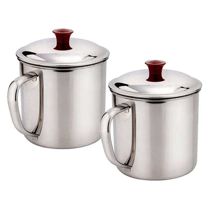 

Stainless Steel Coffee Mug 280/400ml Portable Cup Travel Tumbler Coffee Jug Milk Tea Cups Double Office Water Mugs With Lid