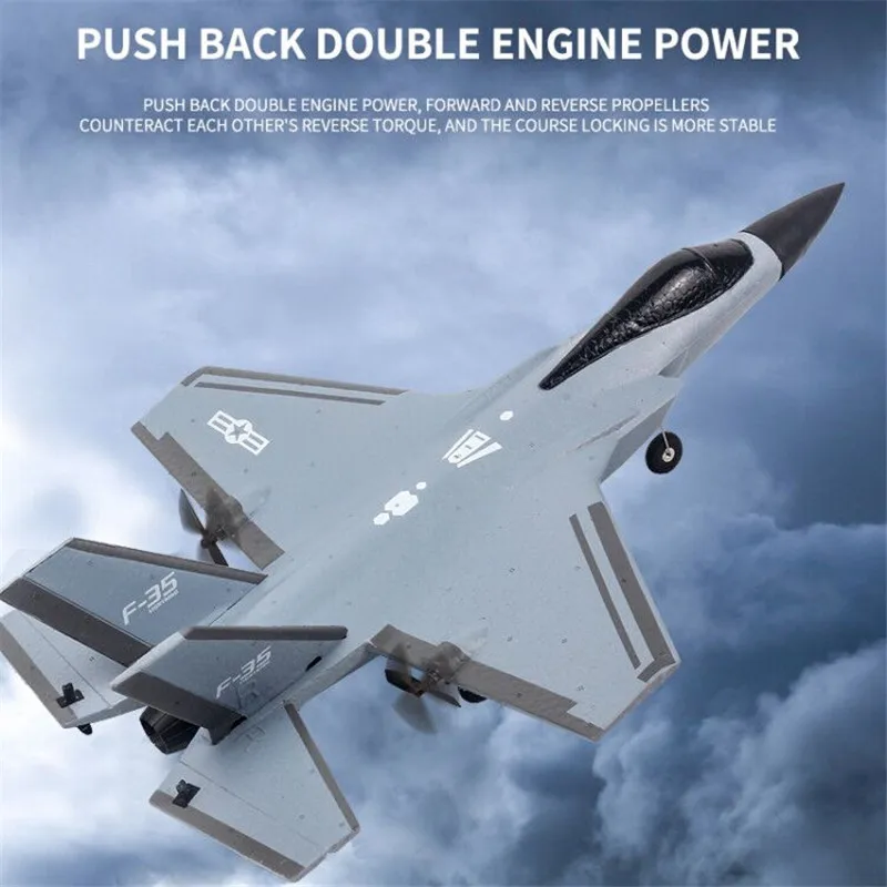 Летательный аппарат F35 F22 Fighter 2 4G 4CH EPP радиоуправляемый самолет 315 мм летательный
