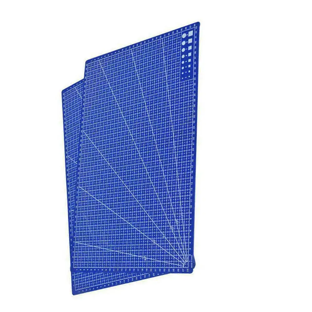 Синий ПВХ коврик для резки A3 A4 прочный самовосстанавливающийся дизайнерский