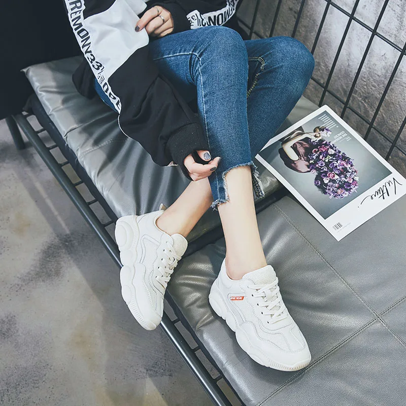 

Women Vulcanized Shoes High Quality Women Sneakers Slip On Flats Shoes Women Loafers Tenis Feminino Walking Flat shoes for women