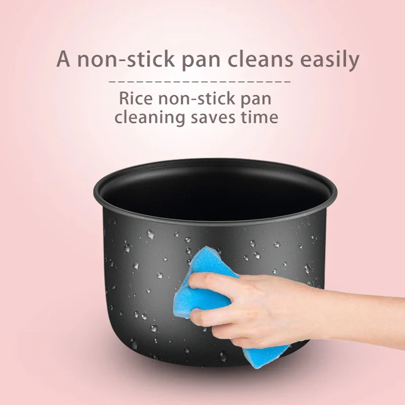

Mini Electric Rice Cooker Intelligent Automatic Household Kitchen Cooker 1-2 people Small Smart Appliances With Timing Cooking
