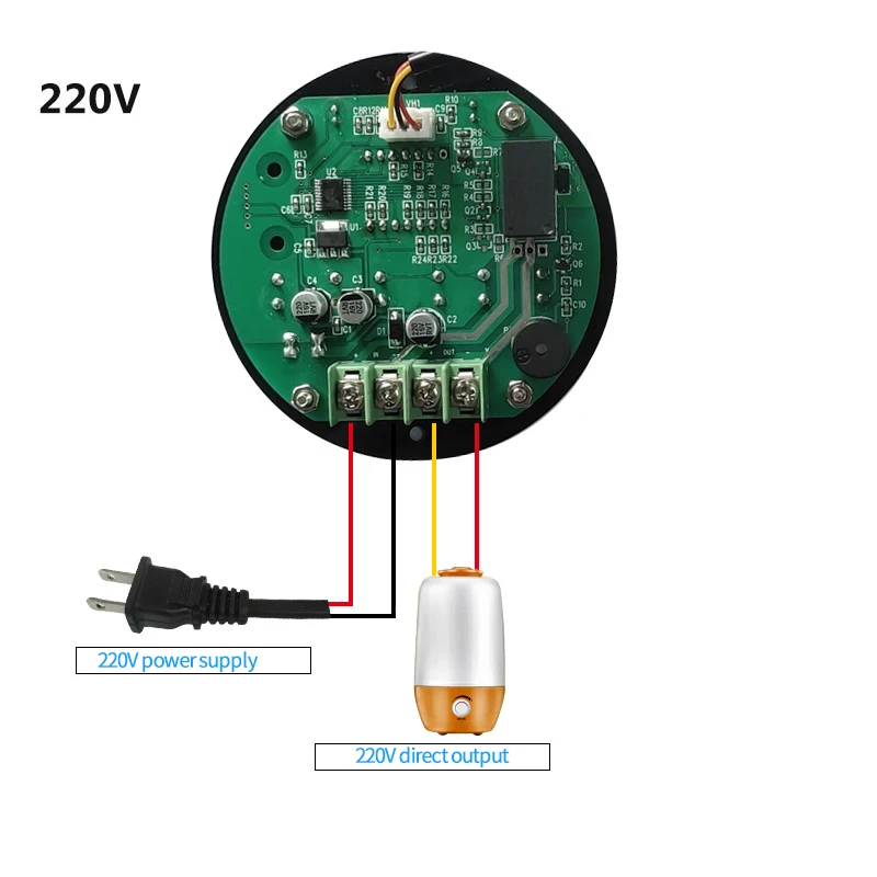 Цифровой регулятор влажности ZFX-W1605 220 В гигрометр гумидистат управления